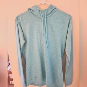 ADIDAS -  BLUEISH-GREEN HOODIE